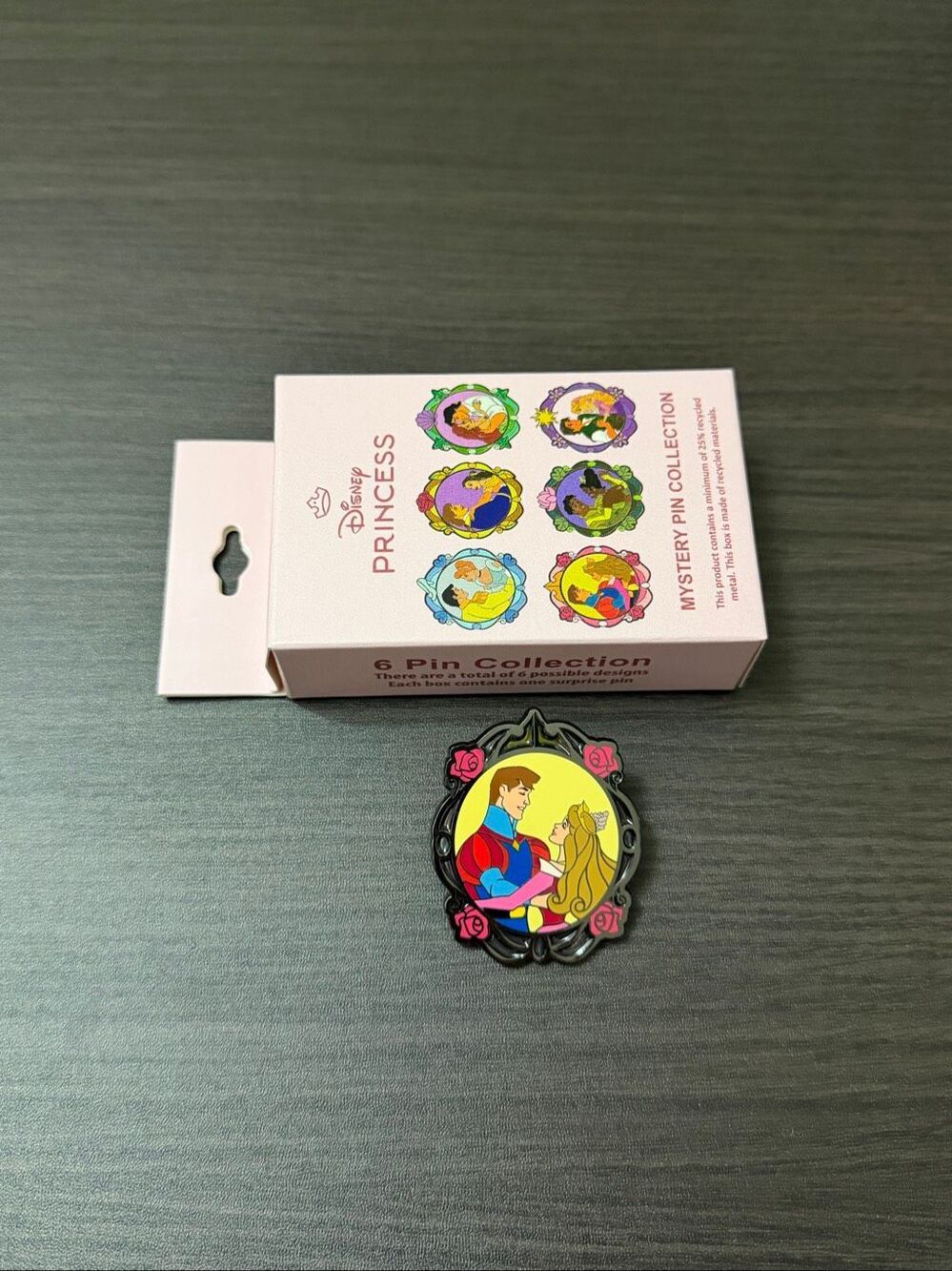 Disney Princess Couples Blind Box Enamel Pin - Aurora & Phillip